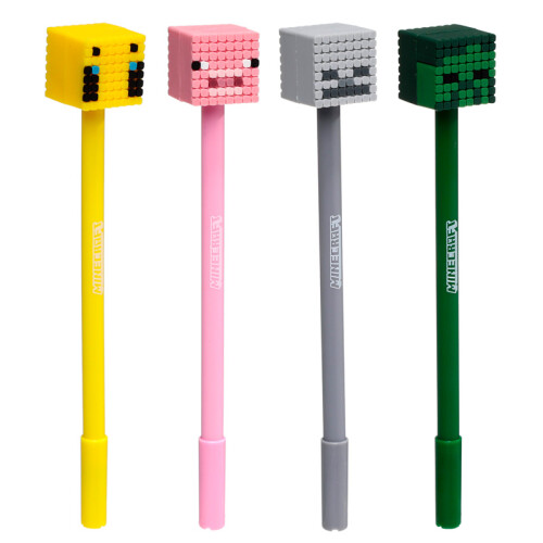 Pen 1 Fine Tip Pen Minecraft (Pig/Bee/Zombie/Skeleton) Stationery 1