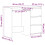 VidaXL (black oak) vidaXL Desk Engineered Wood Computer Study Table Workstation Multi Colours 4