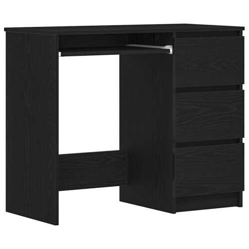 VidaXL (black oak) vidaXL Desk Engineered Wood Computer Study Table Workstation Multi Colours 1