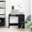VidaXL (black oak) vidaXL Desk Engineered Wood Computer Study Table Workstation Multi Colours 3