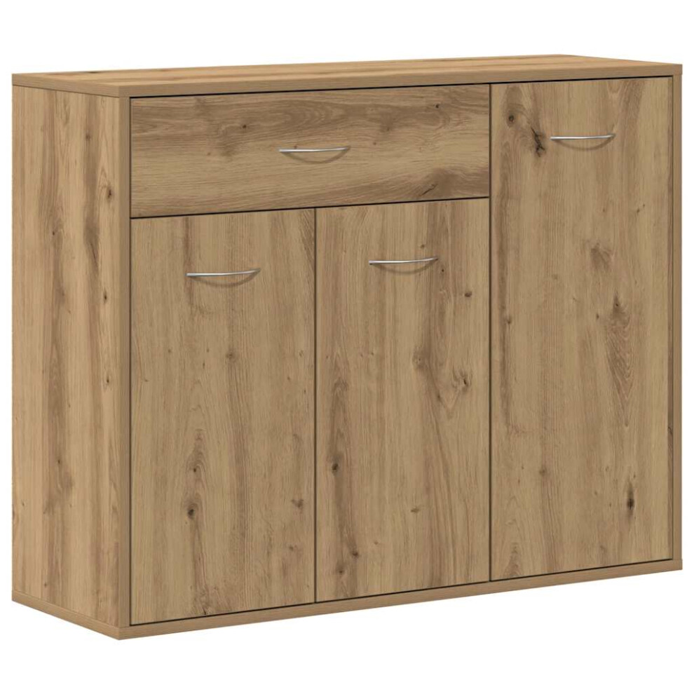 Vidaxl (Artisian Oak) Sideboard Storage Drawer Side Cabinet Engineered Wood Multi Colours