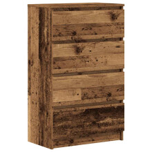 (old wood) vidaXL Sideboard Engineered Wood Storage Drawer Side Cabinet Multi Colours