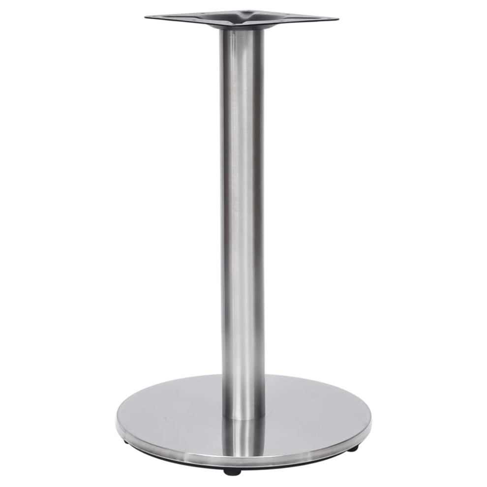 (45 X 72 cm) vidaXL Bistro Table Leg Replacement Table Legs Desk Leg Silver Stainless Steel