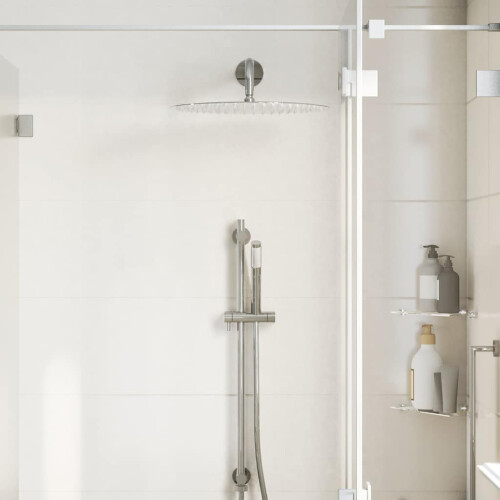 VidaXL (40 cm) vidaXL Rain Shower Head Stainless Steel Rectangular Bathroom Unit Multi Sizes 2