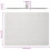 VidaXL (40 x 30 cm) vidaXL Rain Shower Head Stainless Steel Rectangular Bathroom Unit Multi Sizes 11