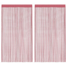 (pink, 140 cm) vidaXL 2x String Curtains Room Divider Background 100/140x250 cm Multi Colours