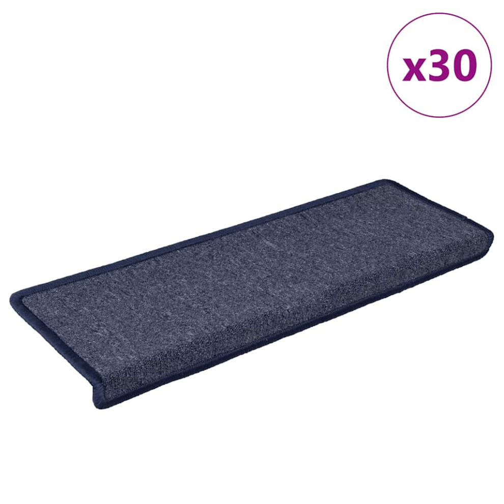 Vidaxl (Grey And Blue) Carpet Stair Treads Stair Mat Stair Step Protector Rugs Decoration