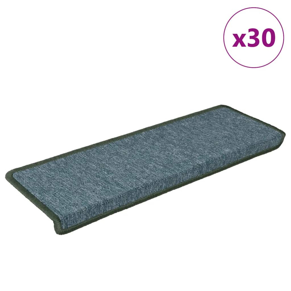 Vidaxl (Green) Carpet Stair Treads Stair Mat Stair Step Protector Rugs Decoration