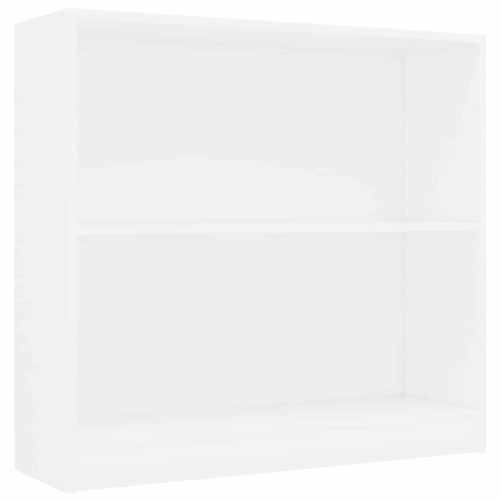 (white) vidaXL Book Cabinet Display Rack Bookshelf Storage Shelf Rack Engineered Wood