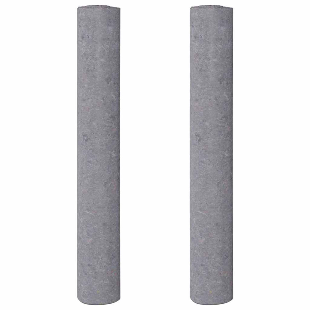 Vidaxl (1020 Cm(220 G/Square Metre)/ Pcs) 1/2/3X Non-Slip Painter Fleece Floor Protection Cover Multi Models Grey Size 2