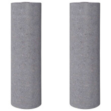 (5055 cm(220 g/square metre)/ 2 pcs) vidaXL 1/2/3x Non-slip Painter Fleece Grey Floor Protection Cover Multi Models