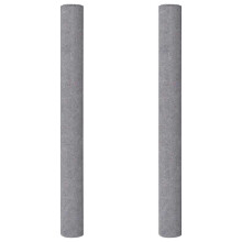 (515 cm(280 g/square metre)/ 2 pcs) vidaXL 1/2/3x Non-slip Painter Fleece Grey Floor Protection Cover Multi Models