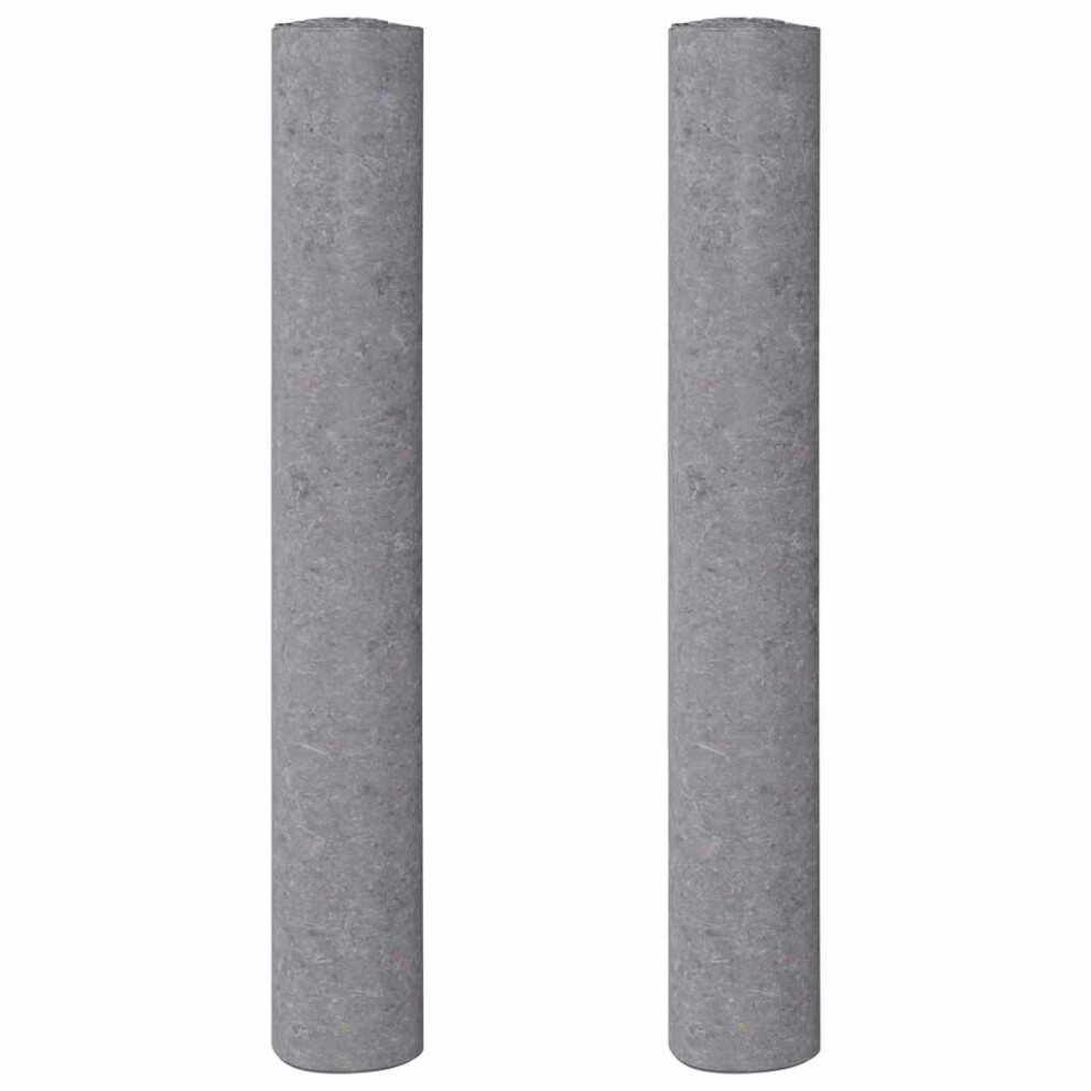 Vidaxl (1020 Cm(280 G/Square Metre)/ 2 Pcs) 1/2/3X Non-Slip Painter Fleece Grey Floor Protection Cover Multi Models