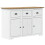VidaXL (brown) vidaXL Sideboard Highboard Cupboard Home Storage Side Cabinet Solid Wood Pine 1