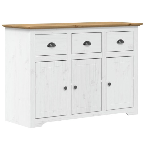 VidaXL (brown) vidaXL Sideboard Highboard Cupboard Home Storage Side Cabinet Solid Wood Pine