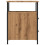 VidaXL (2 pcs) vidaXL Bedside Cabinet Nightstand Bed Side Table Artisan Oak Engineered Wood 6