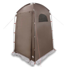 (brown) vidaXL Shower Tent Waterproof Privacy Tent Toilet Tent Patio Changing Shelter
