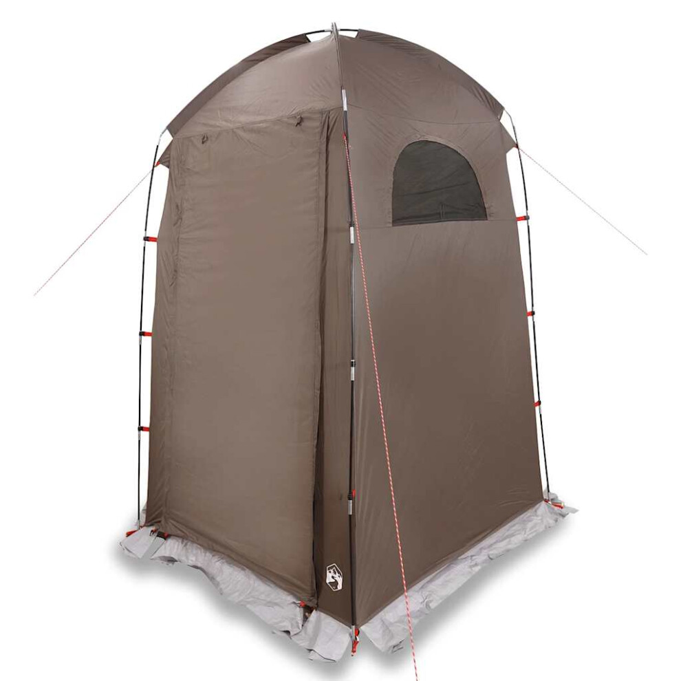 Vidaxl (Brown) Shower Tent Waterproof Privacy Tent Toilet Tent Patio Changing Shelter