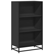 (black, 60 cm) vidaXL Book Cabinet Brown Oak 60x35x107.5 cm Engineered Wood bookcase