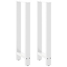 (white, 50 x (100-101) cm) vidaXL Coffee Table Legs Desk Legs Metal Furniture Legs Bar Stand DIY Steel