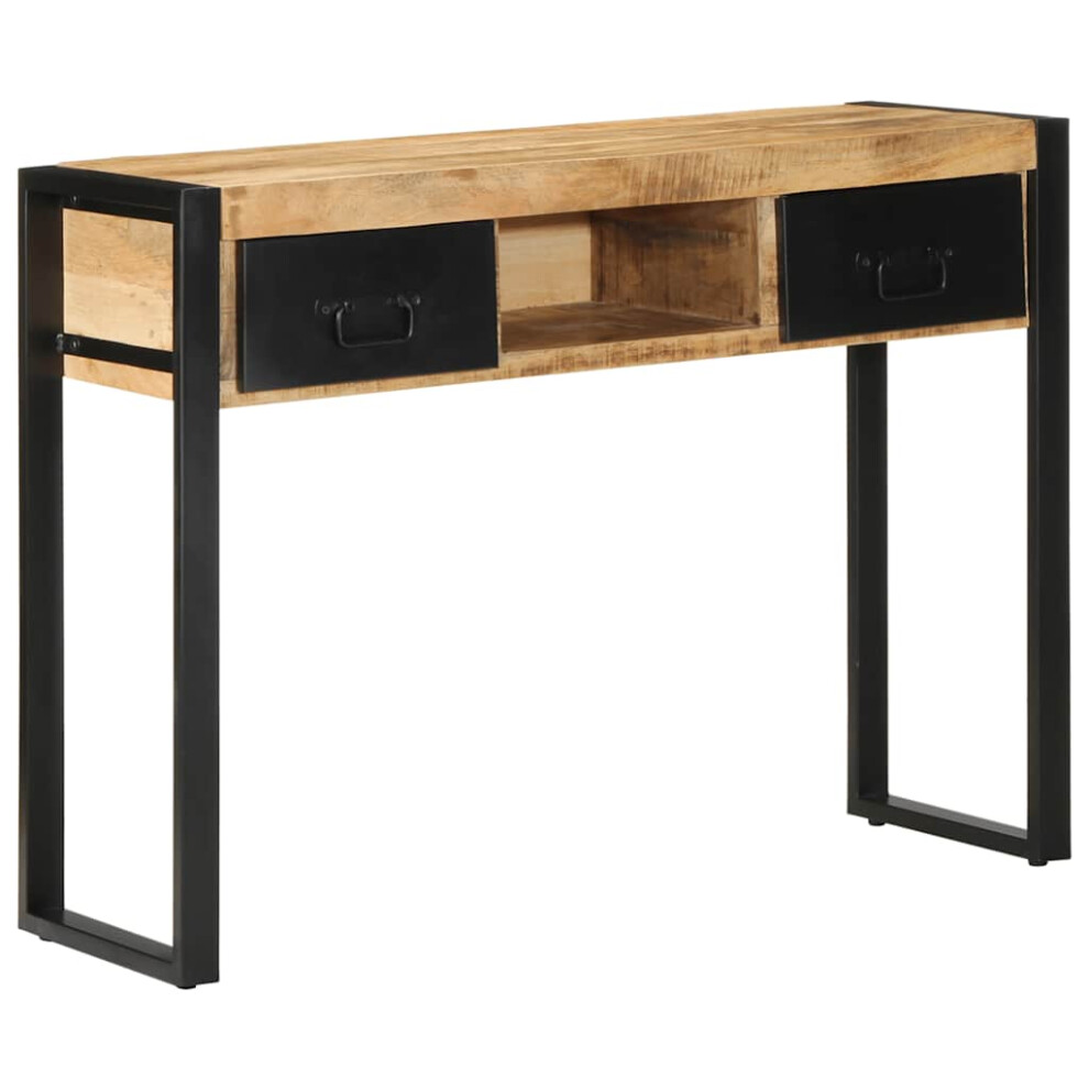 Vidaxl (Brown) Console Table Multicolour 100X35x75 Cm Solid Wood Reclaimed Sofa Table Brown