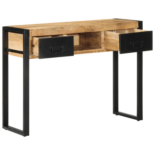 VidaXL (Brown) vidaXL Console Table Multicolour 100x35x75 cm Solid Wood Reclaimed sofa table 2