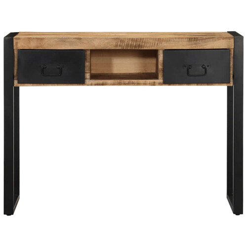 VidaXL (Brown) vidaXL Console Table Multicolour 100x35x75 cm Solid Wood Reclaimed sofa table 1