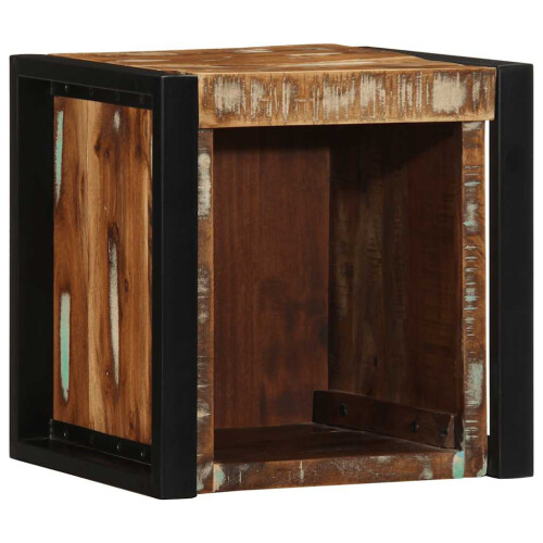 VidaXL (multicolour) vidaXL Bedside Cabinet 40x35x40 cm Solid Rough Wood Mango bedside table 1
