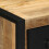 VidaXL (brown, 2 pcs) vidaXL Bedside Cabinets 2 pcs 40x35x40 cm Solid Rough Wood Mango bedside table 9