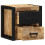 VidaXL (brown, 2 pcs) vidaXL Bedside Cabinets 2 pcs 40x35x40 cm Solid Rough Wood Mango bedside table 3
