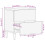 VidaXL (1 pcs) vidaXL Bedside Cabinets 2 pcs Light Grey 40x33x46 cm Solid Wood Mango 11