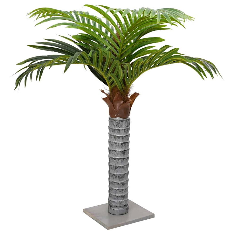 (100 cm) vidaXL Artificial Palm Tree 12 Leaves 150 Cm Green Artificial Plant