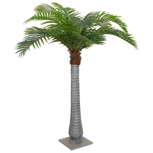 (200 cm) vidaXL Artificial Palm Tree 12 Leaves 150 cm Green artificial plant