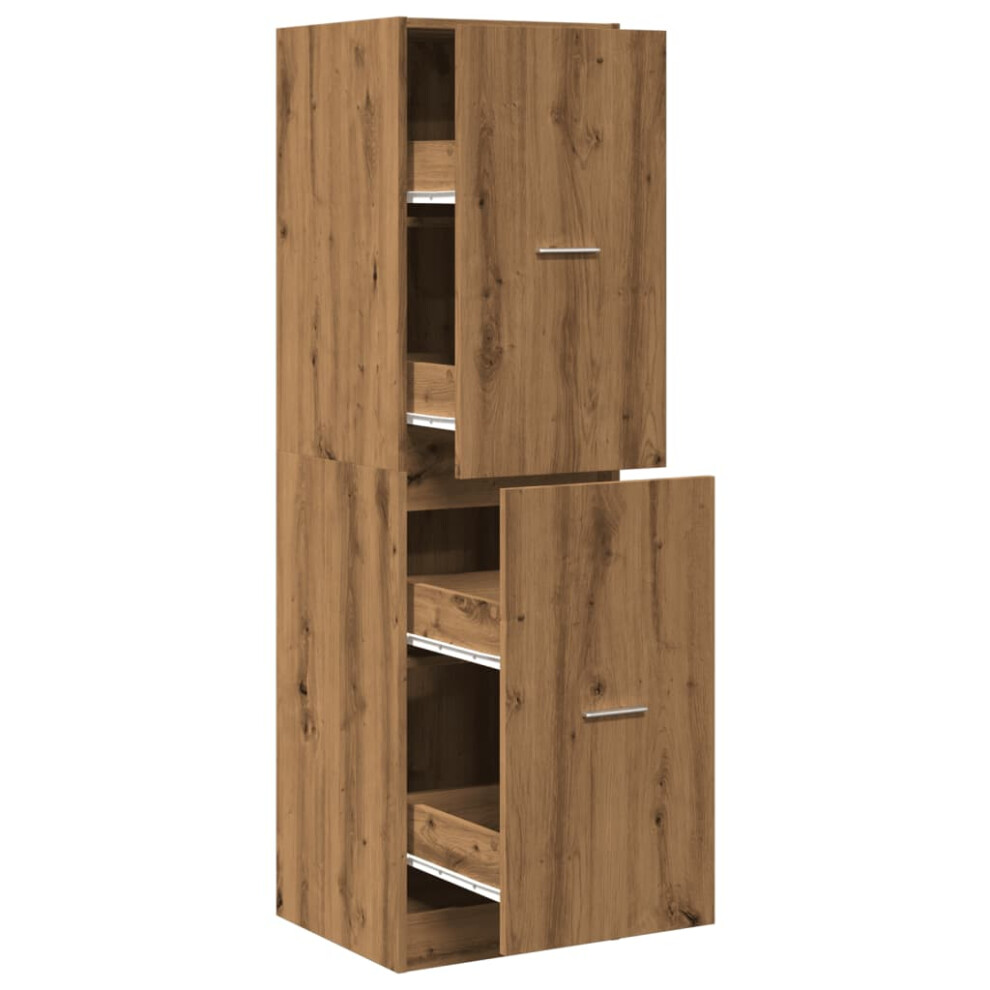 (40 x 41 x 144.5 cm) vidaXL Apothecary Cabinet Storage Cabinet Apothecary Cupboard Engineered Wood