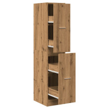(30 x 41 x 144.5 cm) vidaXL Apothecary Cabinet Storage Cabinet Apothecary Cupboard Engineered Wood