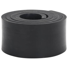 (180 x 10 x 1 cm) vidaXL Rubber Edge for Snow Plow Replacement Snow Plow Cutting Edge Black