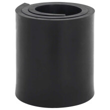 (100 x 15 x 1 cm) vidaXL Rubber Edge for Snow Plow Replacement Snow Plow Cutting Edge Black