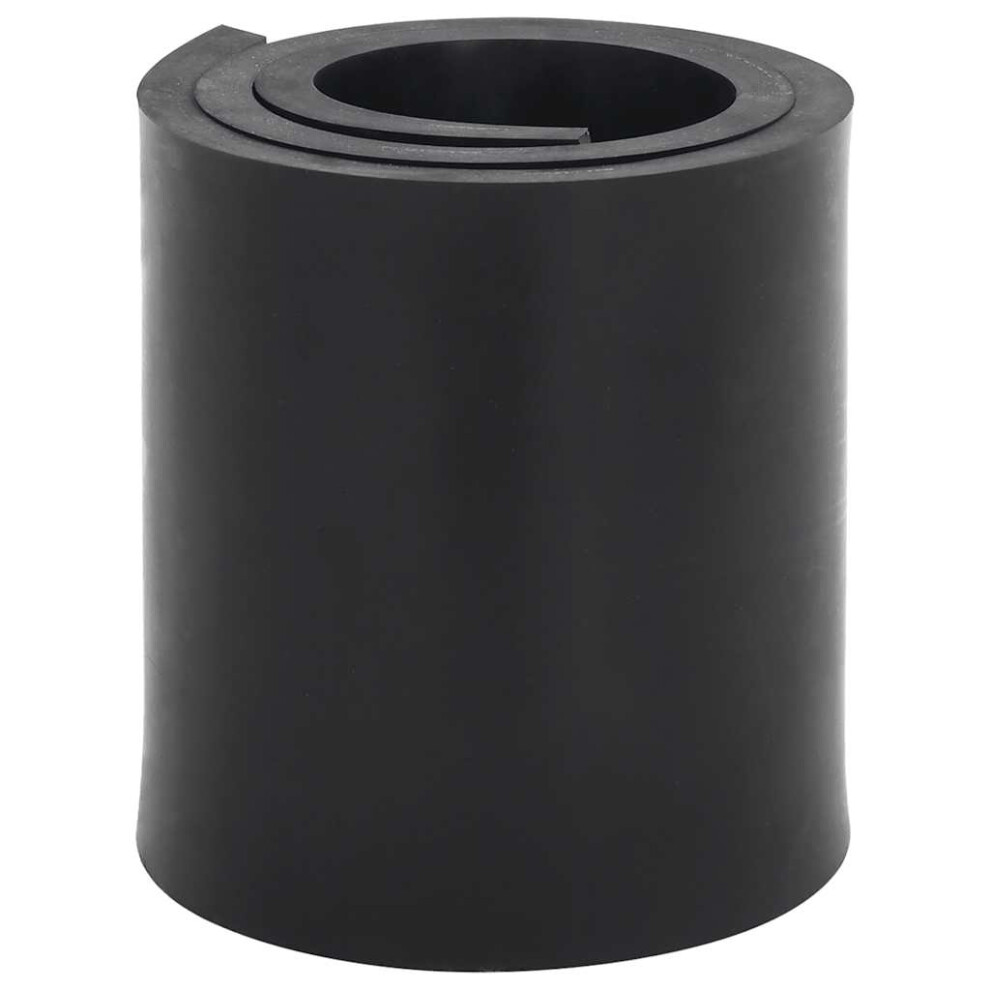 Vidaxl (100 X 15 X 1 Cm) Rubber Edge For Snow Plow Replacement Snow Plow Cutting Edge Black