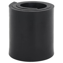 (120 x 15 x 1 cm) vidaXL Rubber Edge for Snow Plow Replacement Snow Plow Cutting Edge Black