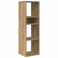 (artisan oak) vidaXL Book Cabinet Highboard Book Rack Display Storage Shelf Engineered Wood