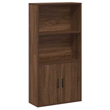 (brown oak) vidaXL Bookcase Sonoma Oak 60x24x120 cm Engineered Wood bookshelf book case
