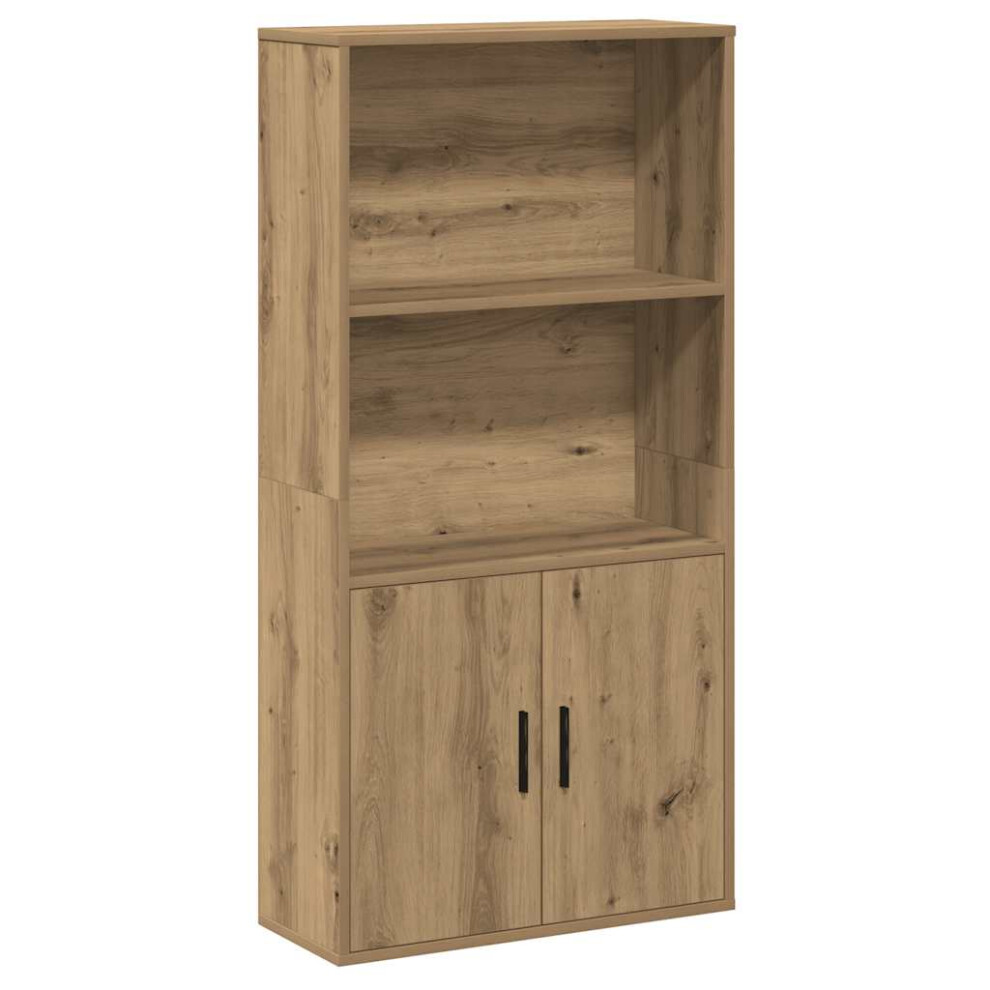 Vidaxl (Artisan Oak) Bookcase Sonoma Oak 60X24x120 Cm Engineered Wood Bookshelf Book Case