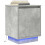 VidaXL (concrete grey) vidaXL Bedside Cabinets with LED Lights 2 pcs Brown Oak 38x34x50 cm 6