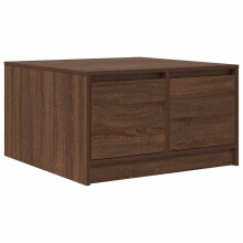 vidaXL Couchtisch mit Schubladen Braun Eichen-Optik 70,5x70x40 cm
