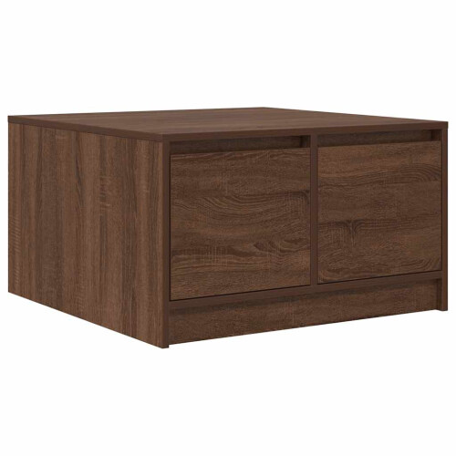 VidaXL vidaXL Couchtisch mit Schubladen Braun Eichen-Optik 70,5x70x40 cm