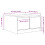 VidaXL vidaXL Couchtisch mit Schubladen Schwarz Eichen-Optik 70,5x70x40 cm 4