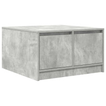 vidaXL Couchtisch mit Schubladen Betongrau 70,5x70x40 cm