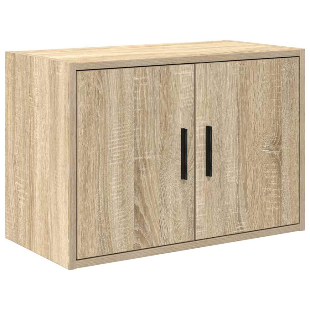 (Sonoma Oak, 60 X 30 X 41 Cm/ 1 Pcs) Vidaxl Garage Wall Cabinet Concrete Grey Engineered Wood Cabinet 8721158672803