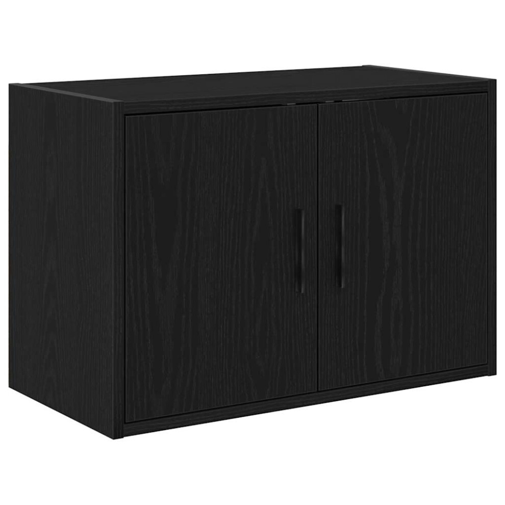 (black, 60 X 30 X 41 cm/ 1 pcs) vidaXL Garage Wall Cabinet Concrete Grey Engineered Wood Cabinet