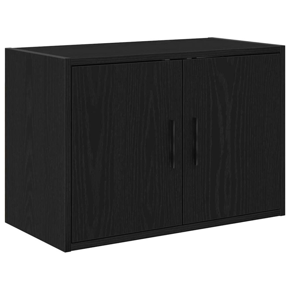Vidaxl (, 60 X 30 X 41 Cm/ 1 Pcs) Garage Wall Cabinet Concrete Engineered Wood Cabinet Black/Grey